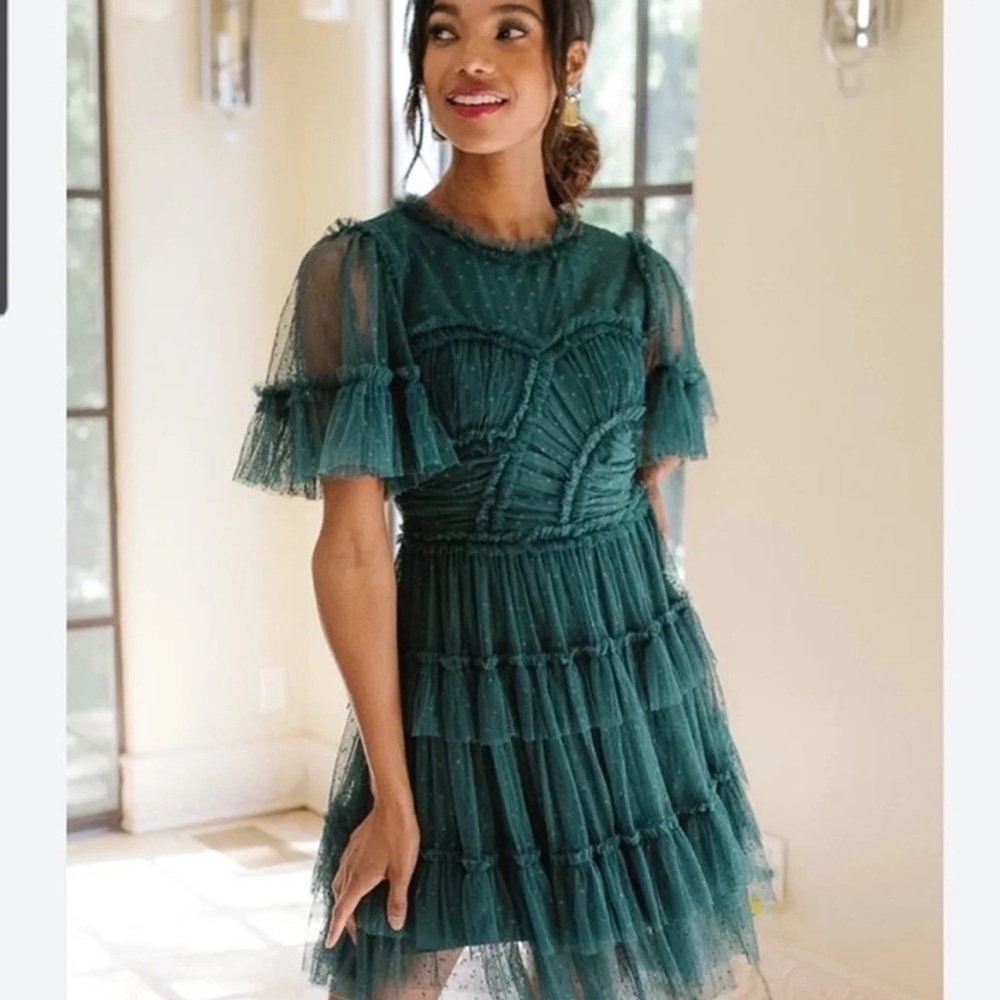 Ivy City Emerald Whimsical Dress
